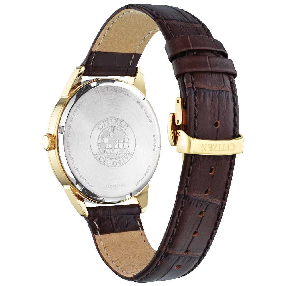 Montre analogique Citizen® pour homme en or Rolan