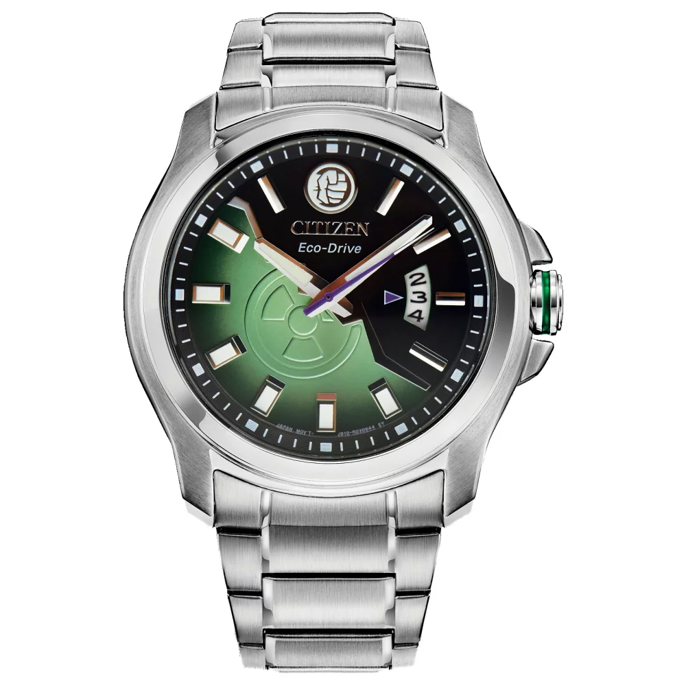 Citizen® Marvel® Collection Men's Silver Hulk™ 2.0 & Bruce Banner Watch