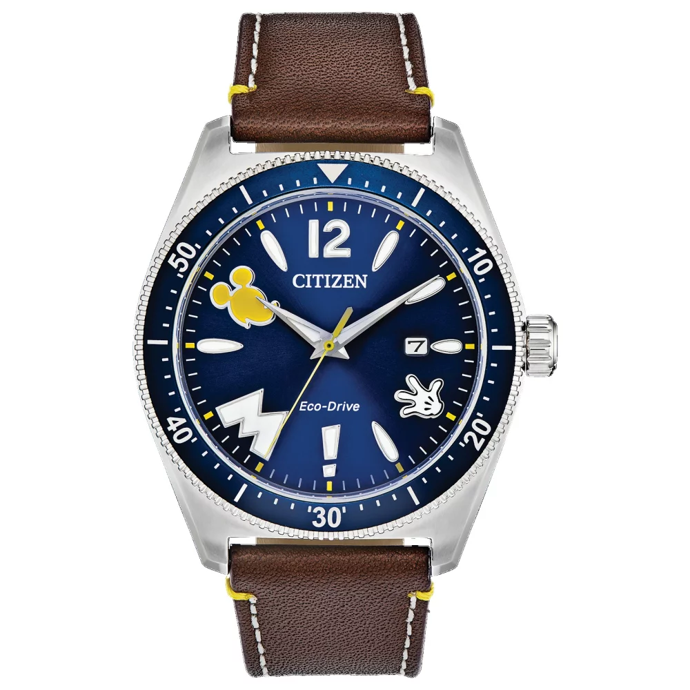 Citizen® Disney© Collection Men's Silver Mickey Mouse™ Watch