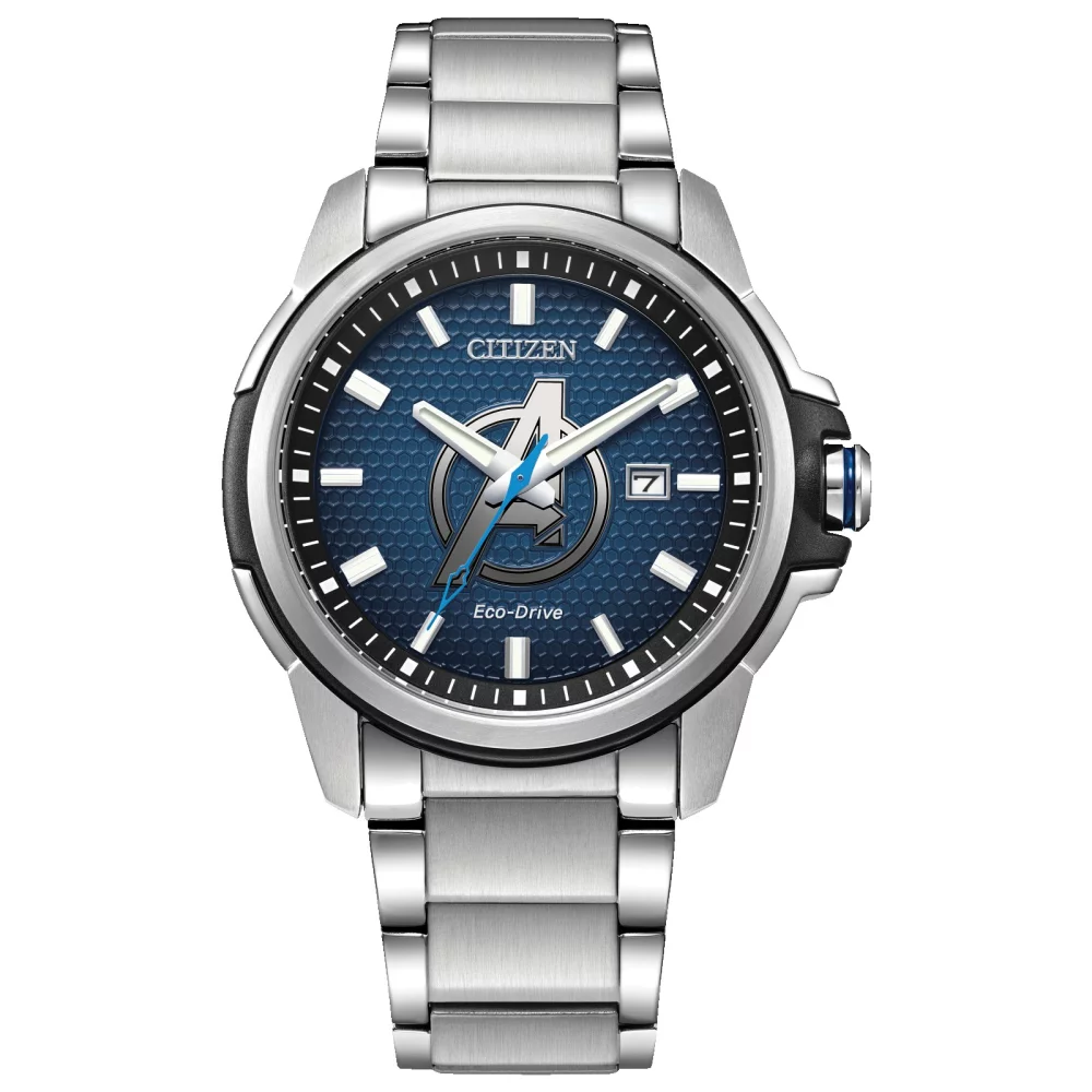 Montre classique Avengers™ en argent pour hommes de la collection Citizen® Marvel®.