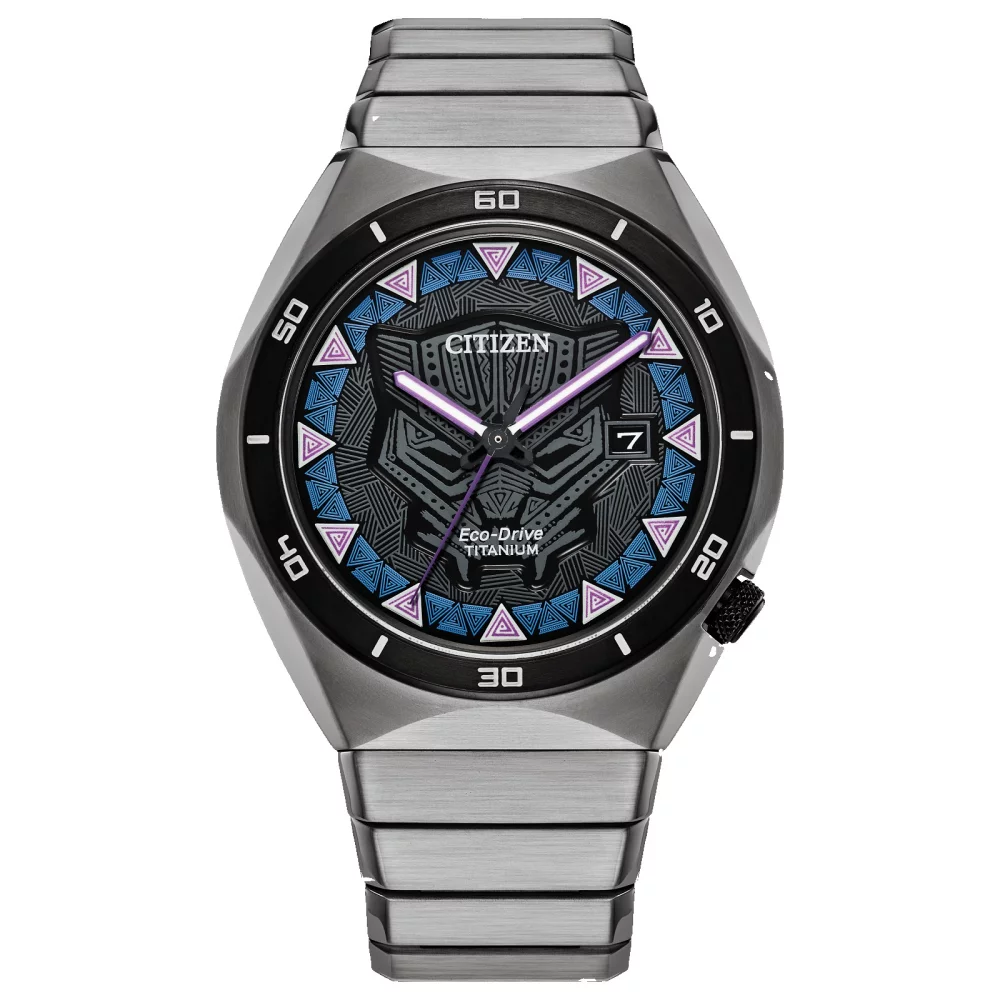 Montre Citizen® Marvel® Collection pour hommes en Super Titanium™ Black Panther™