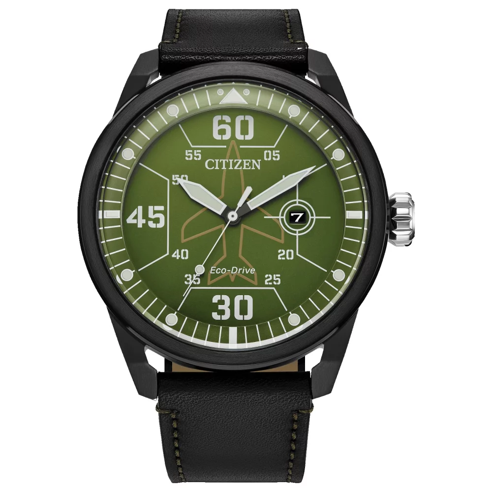 Montre Citizen® Avion pour homme en noir