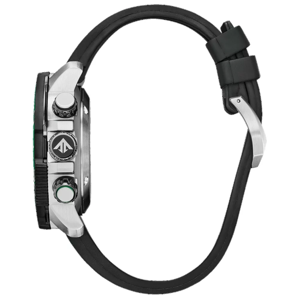 Citizen® Promaster Sea Collection Men's Black Chronograph Aqualand Watch w/Green Accents