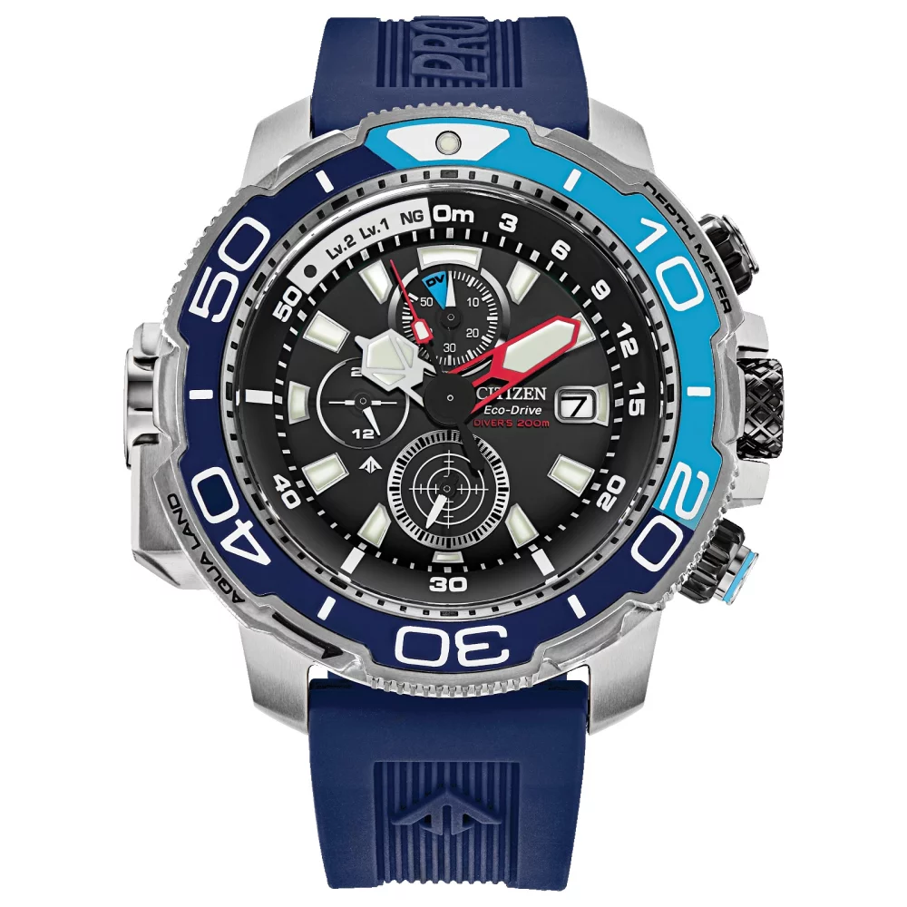 Citizen® Promaster Sea Collection Men's Blue Chronograph Aqualand Watch