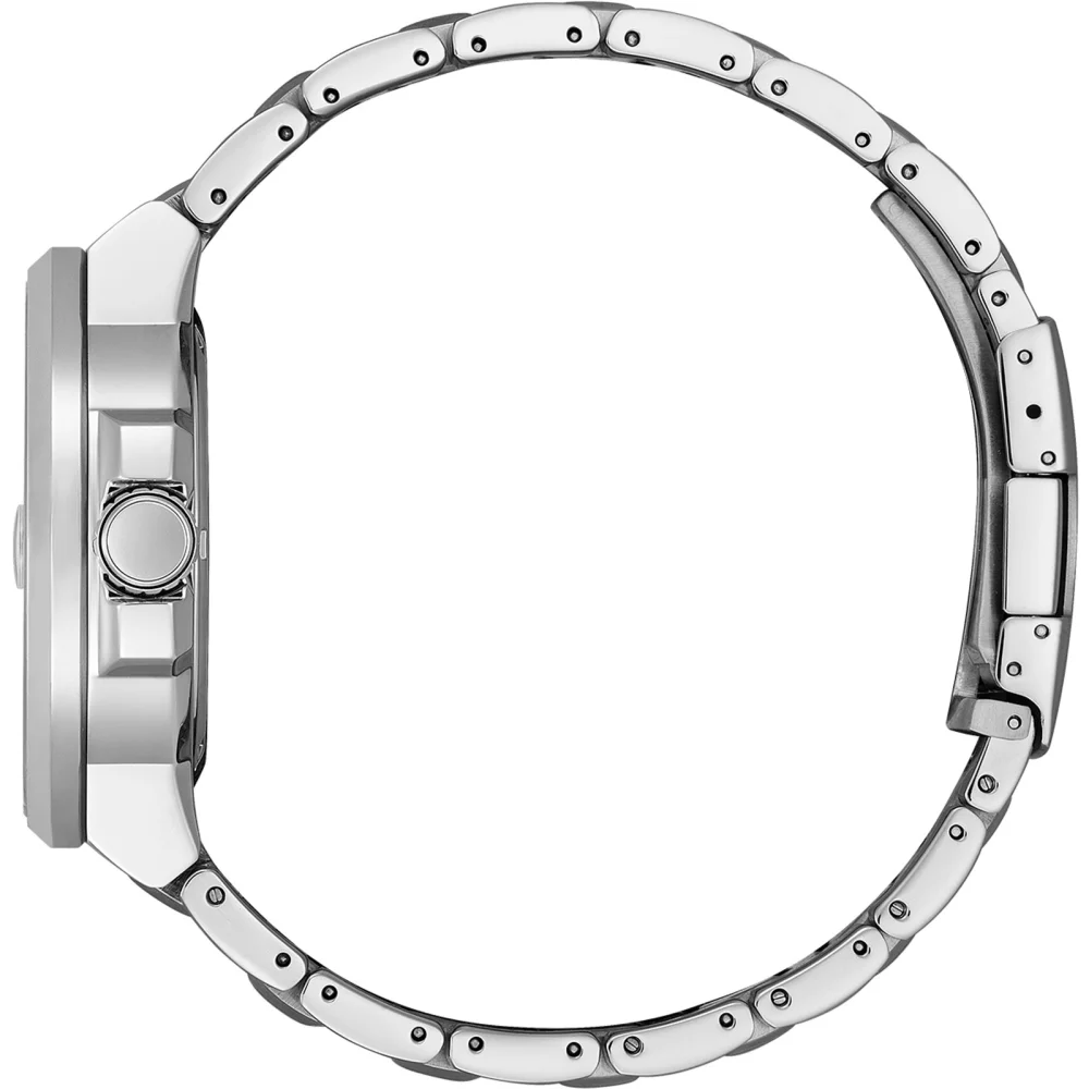 Citizen® Sport Luxury Collection Men's Silver Endeavor GMT Watch w/Round Grey Dial