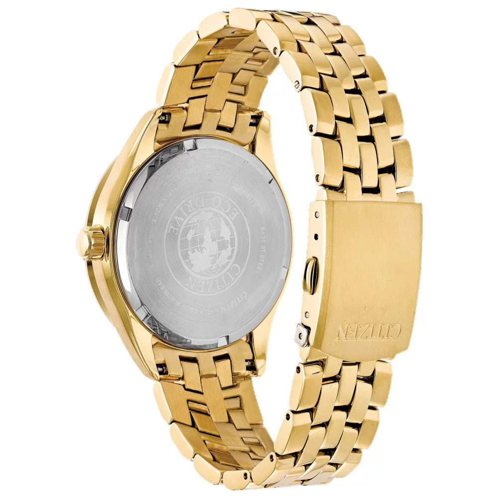 Montre Citizen® Corso Collection pour hommes, modèle Addysen en or avec diamants.