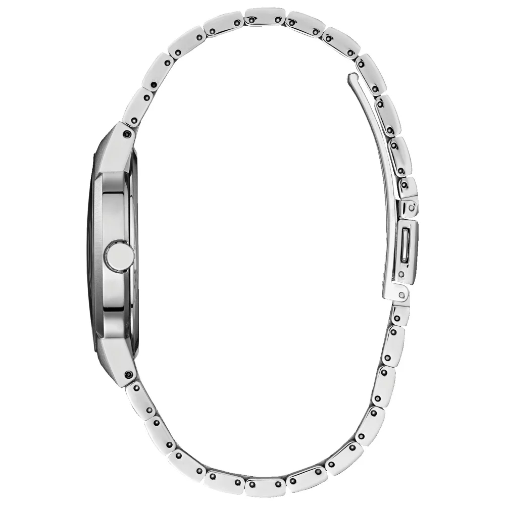 Montre Citizen® Axiom pour homme en argent avec cadran rond bleu