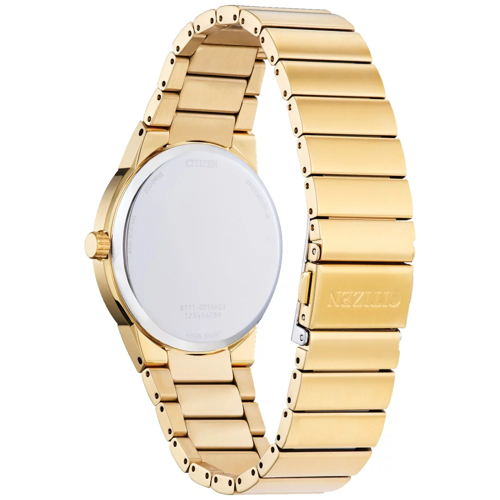 Montre Citizen® Axiom pour hommes en or avec marqueurs de minutes