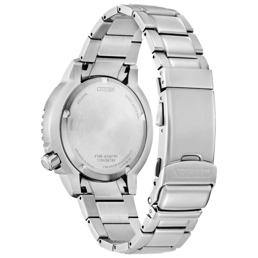 Montre de plongée professionnelle Citizen® Promaster Sea Collection pour homme avec cadran rond bleu clair