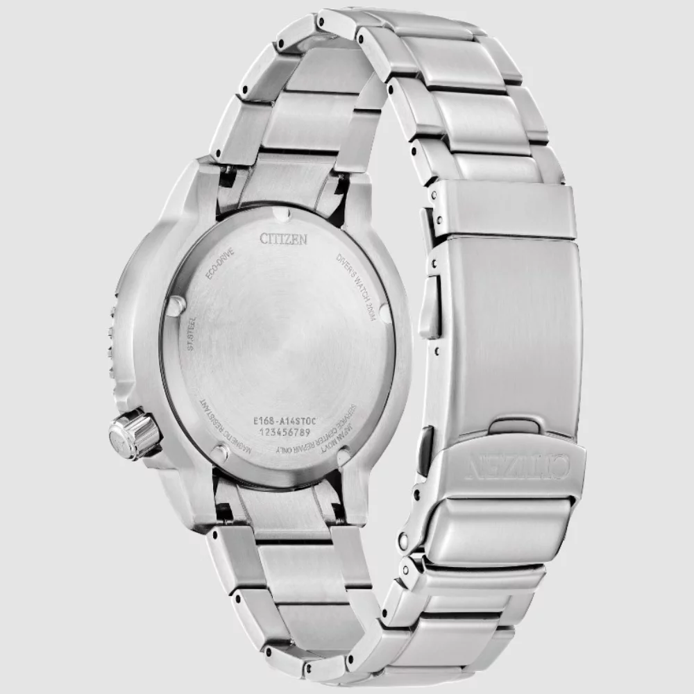 Montre de plongée professionnelle Citizen® Promaster Sea Collection pour homme avec cadran gris rond