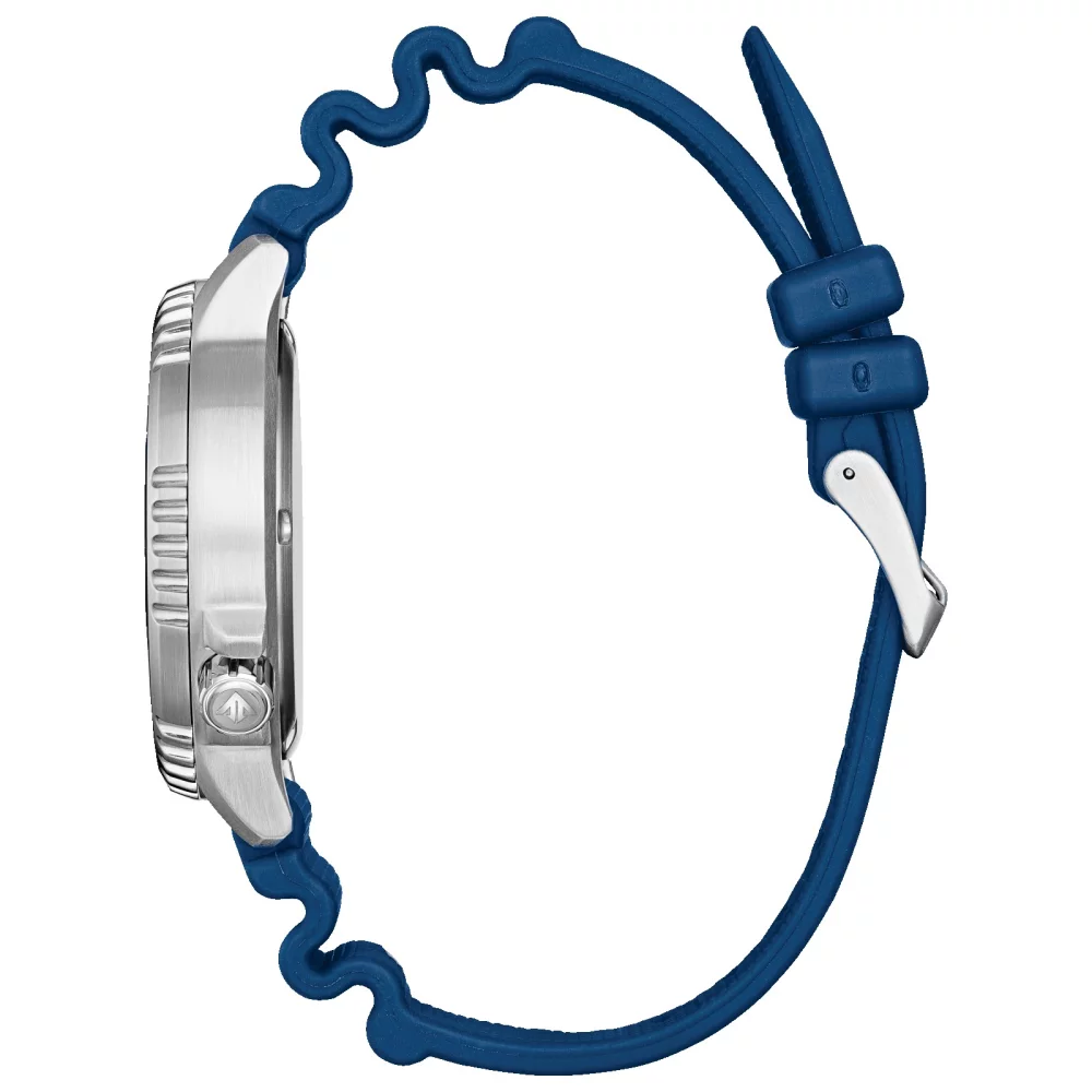 Montre de plongée professionnelle Citizen® Promaster Sea Collection pour homme avec accents rouges.