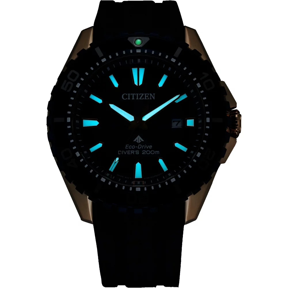 Montre de plongée Citizen® Promaster Sea Collection pour homme en deux tons avec cadran bleu rond