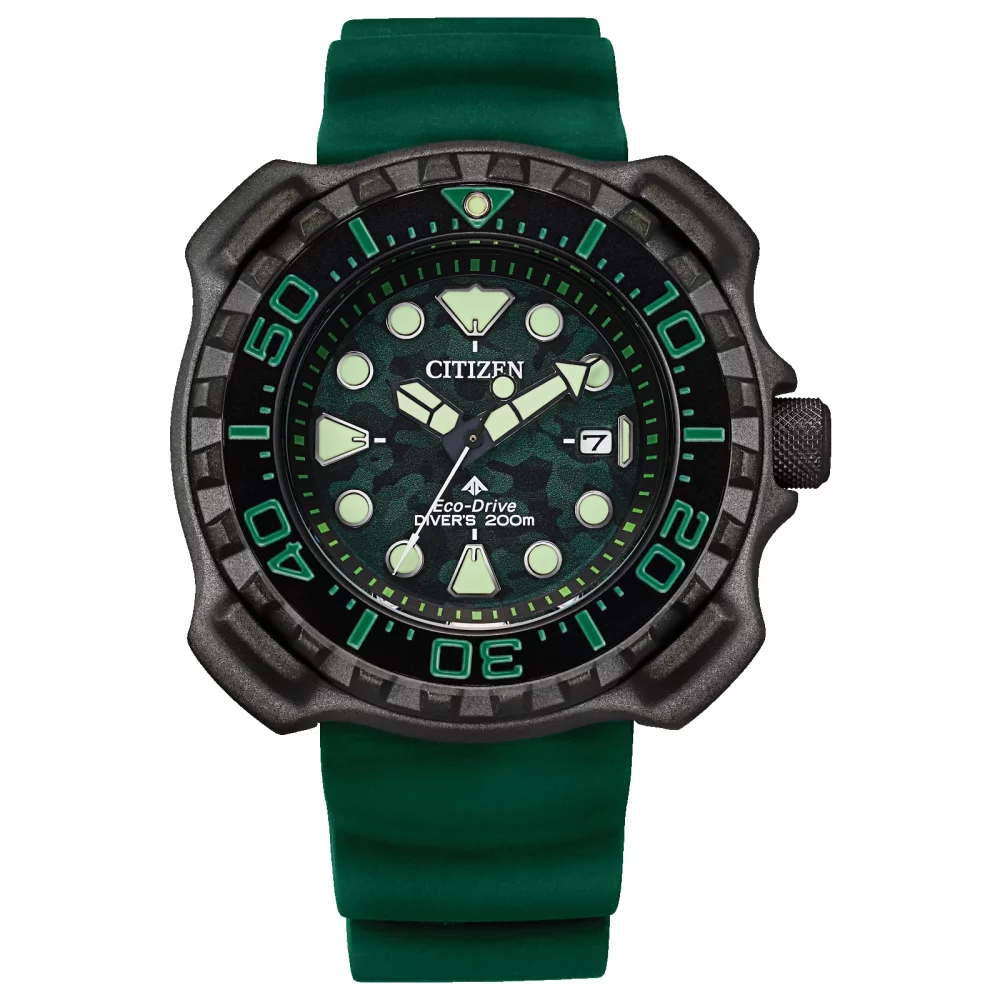Montre de plongée Citizen® Promaster Sea Collection pour homme en Super Titanium™ vert