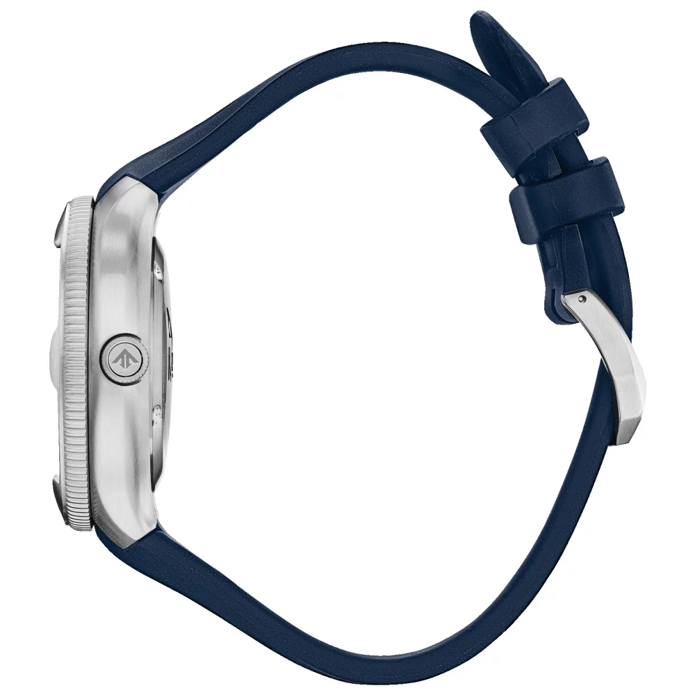 Montre de plongée Citizen® Promaster Sea Collection pour homme, bleue avec motif baleine ocra.