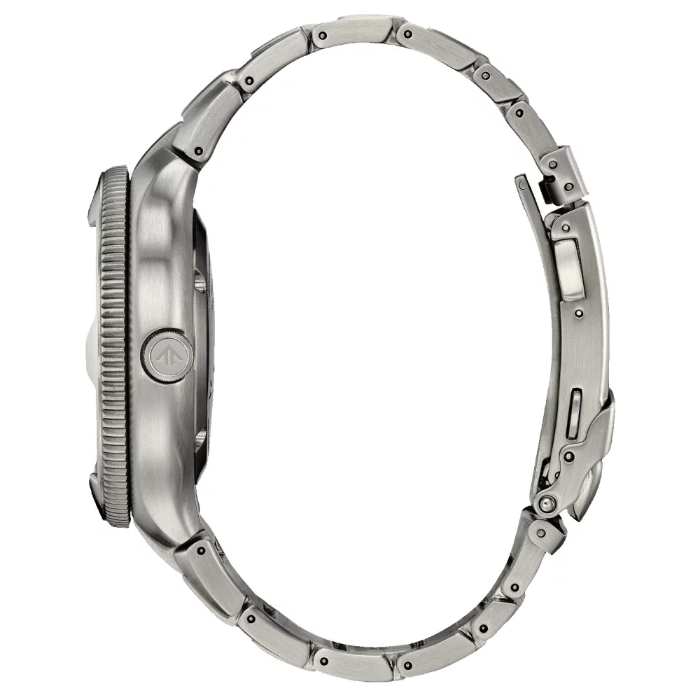 Montre de plongée Citizen® Promaster Sea Collection pour homme, cadran argenté avec motif baleine ocra.