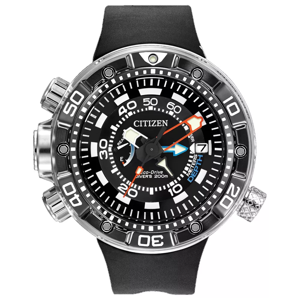 Montre Citizen® Promaster Sea Collection Aqualand pour homme avec profondimètre de 200 mètres.
