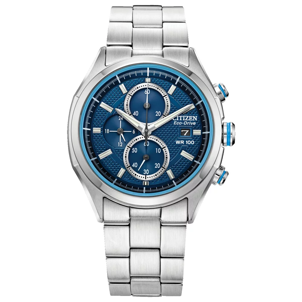 Citizen® Drive Style Men's Silver Chronograph Weekender Watch