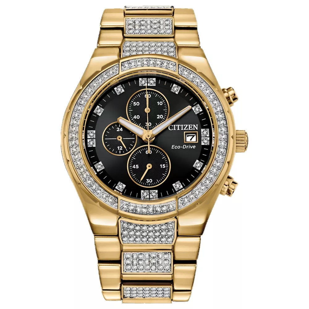 Citizen® Men's Gold Crystal Watch