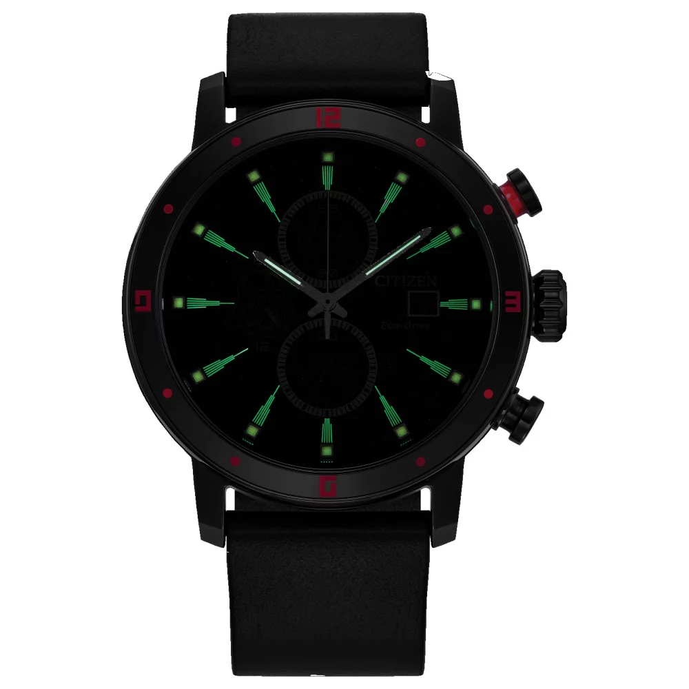 Citizen® Star Wars™ Collection Men's Chronograph Darth Vader™ Watch w/Red Accents