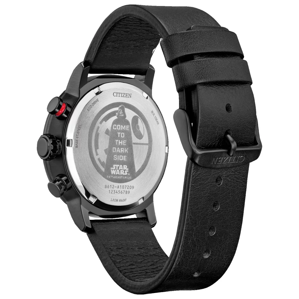 Citizen® Star Wars™ Collection Men's Chronograph Darth Vader™ Watch w/Red Accents
