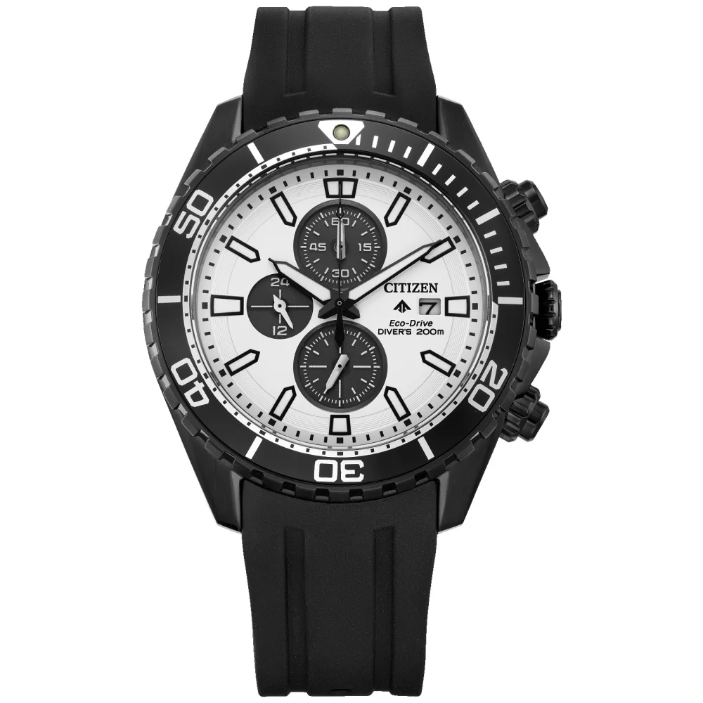 Citizen® Promaster Sea Collection Men's Diver Watch w/Round White Dial