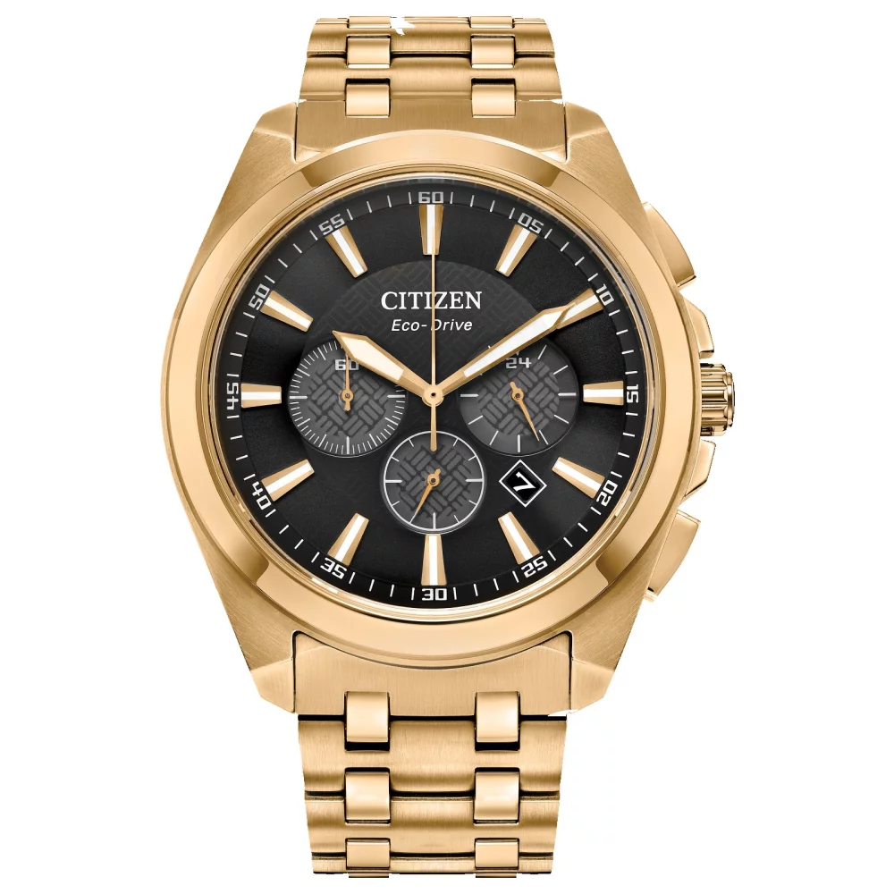 Citizen® Classic Collection Men's Gold Chronograph Peyten Watch