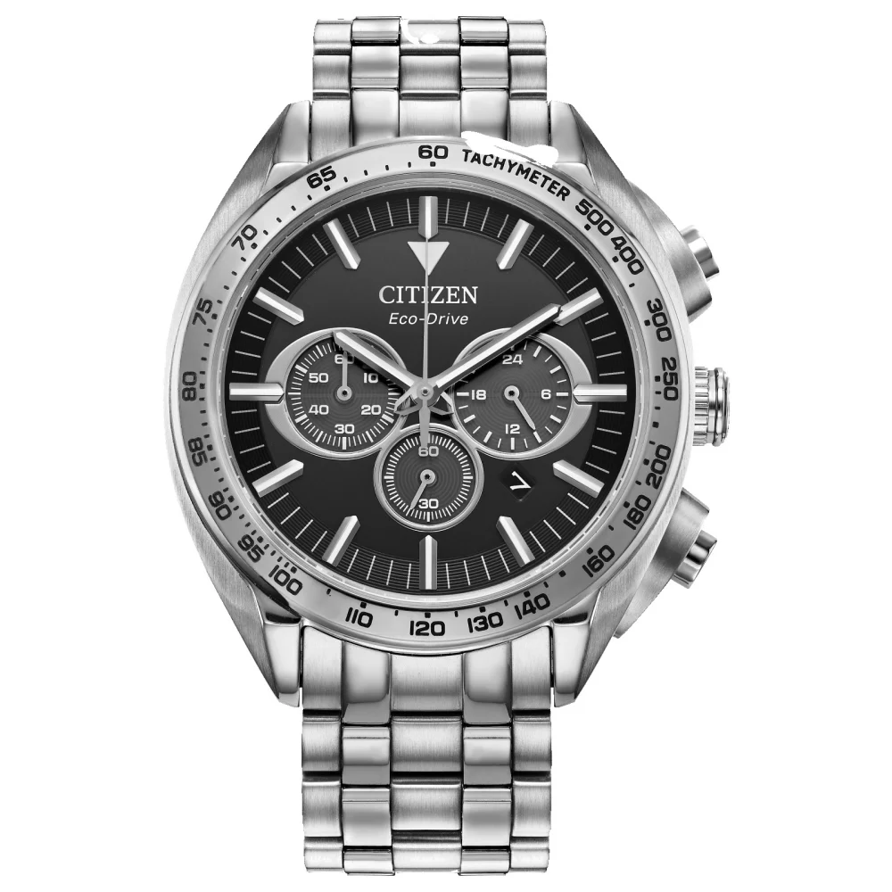 Citizen® Men's Silver Sport Luxury Carson Watch