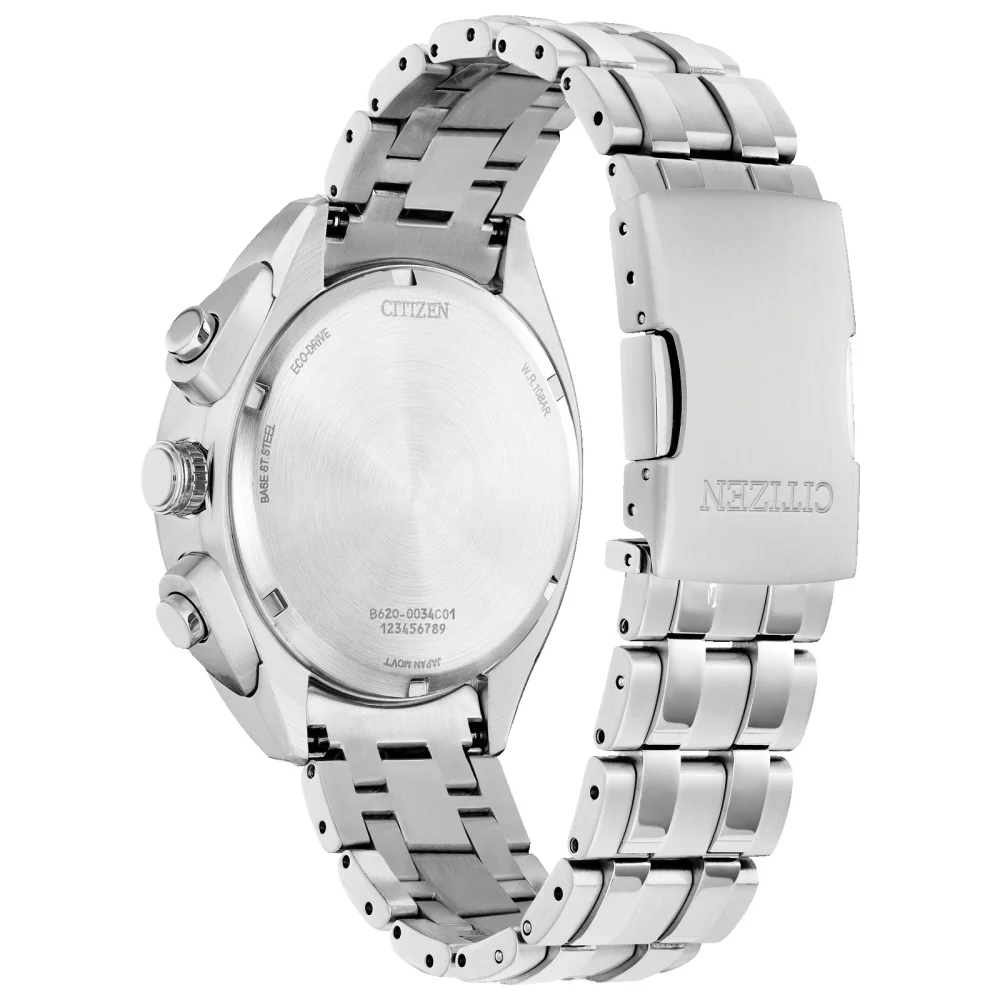 Montre de sport de luxe Citizen® pour homme en argent Carson