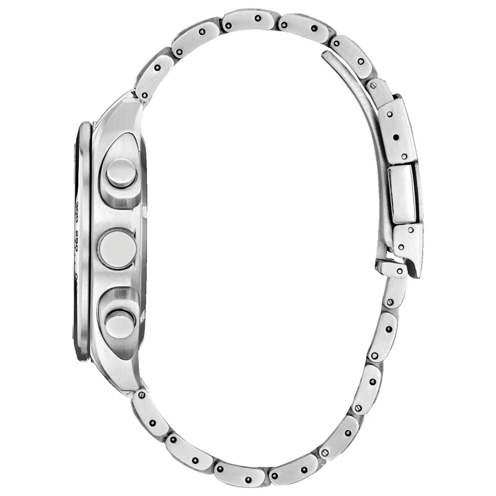 Montre de sport de luxe Citizen® pour homme en argent Carson