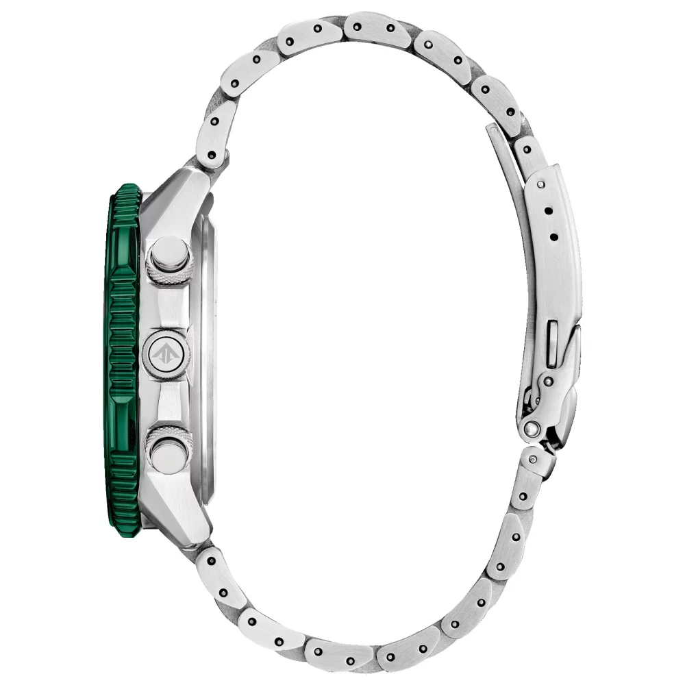 Citizen® Promaster Air Collection Men's Silver Sky Watch w/Round Green Dial