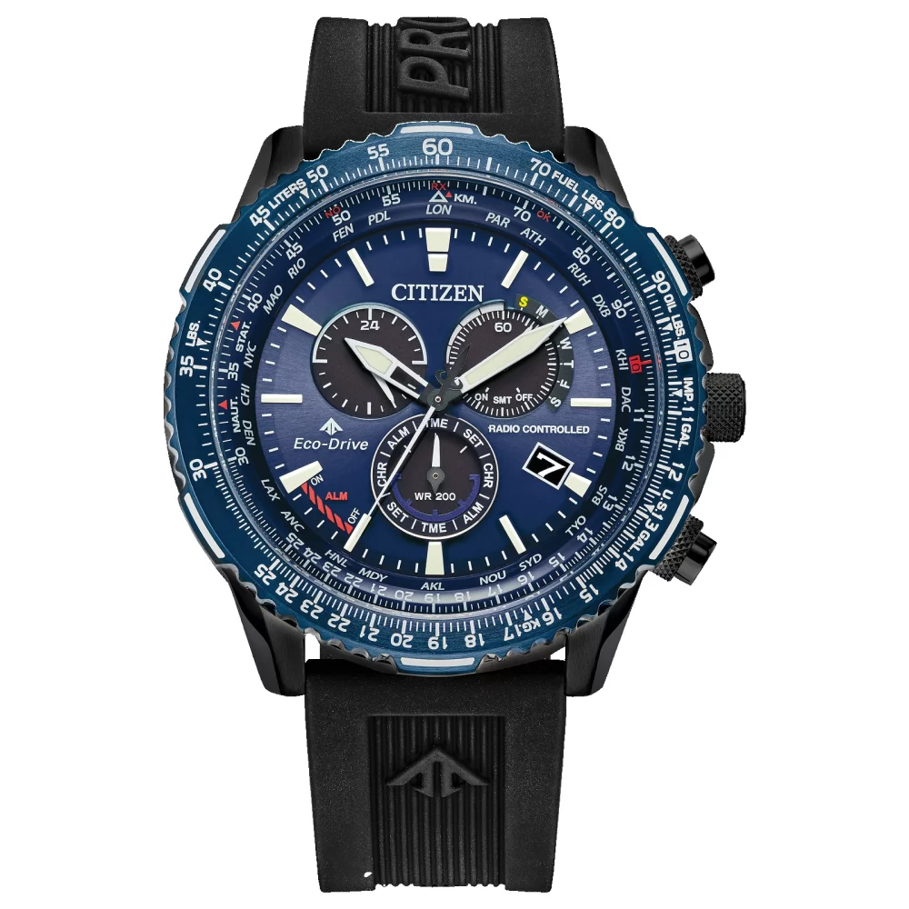 Montre Citizen® Promaster Air Collection pour homme, cadran bleu ciel avec bracelet en polyuréthane