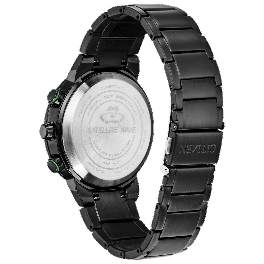 Montre Citizen® Satellite Wave GPS Freedom Collection pour hommes avec accents verts