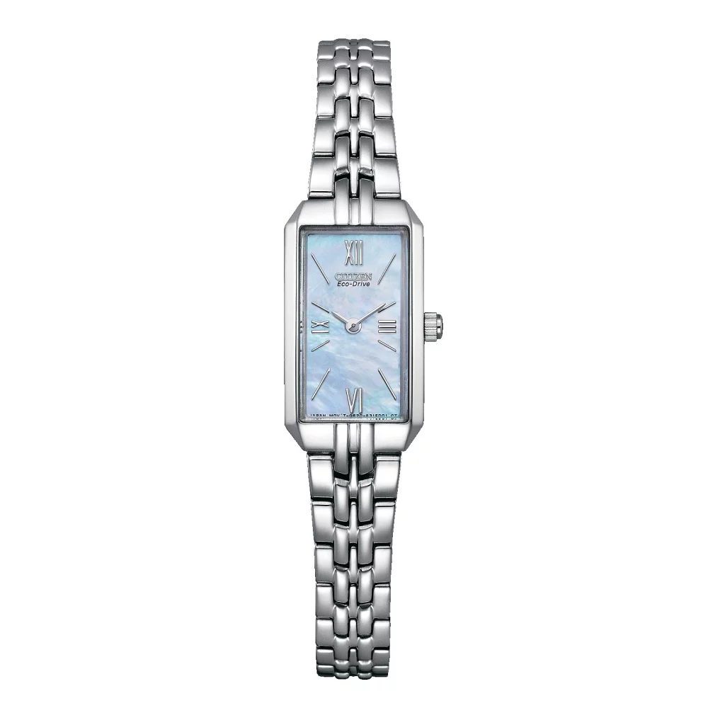 Citizen® Women's Silver Classic Watch w/Mother Of Pearl Dial