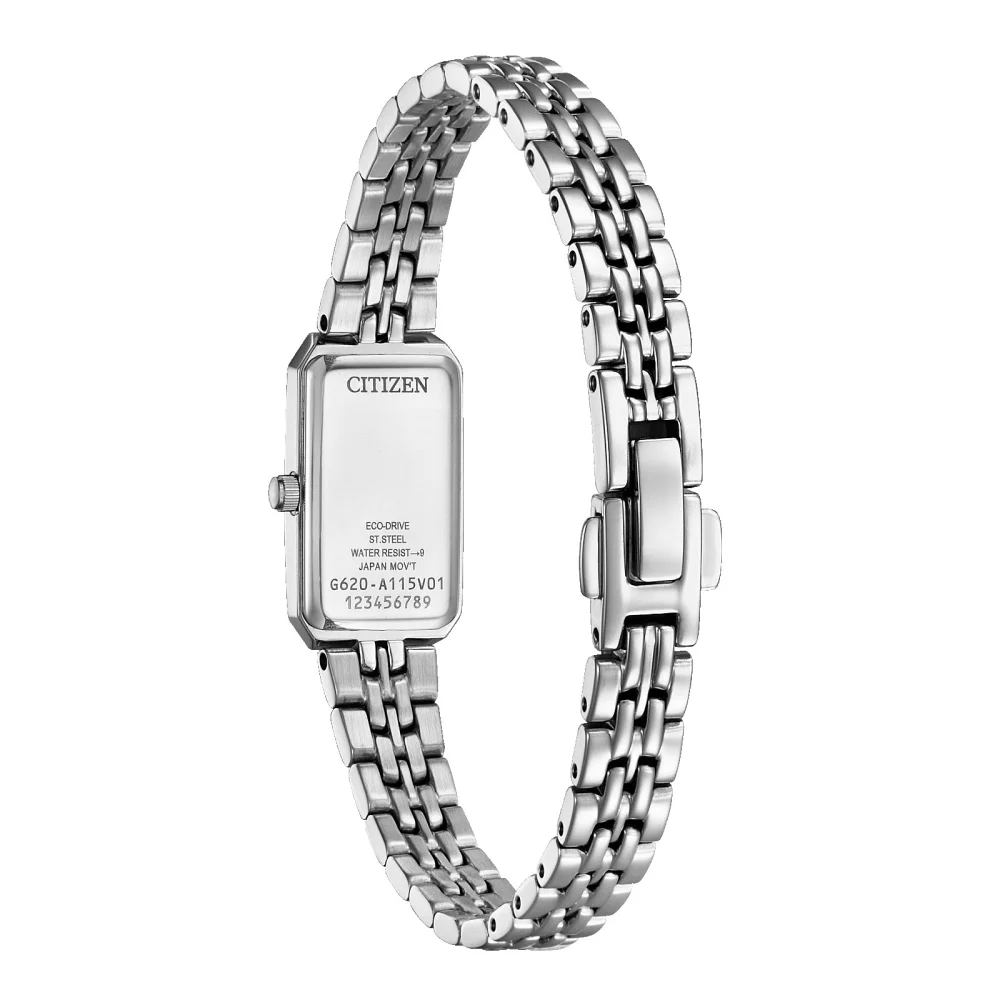 Citizen® Women's Silver Classic Watch w/Mother Of Pearl Dial