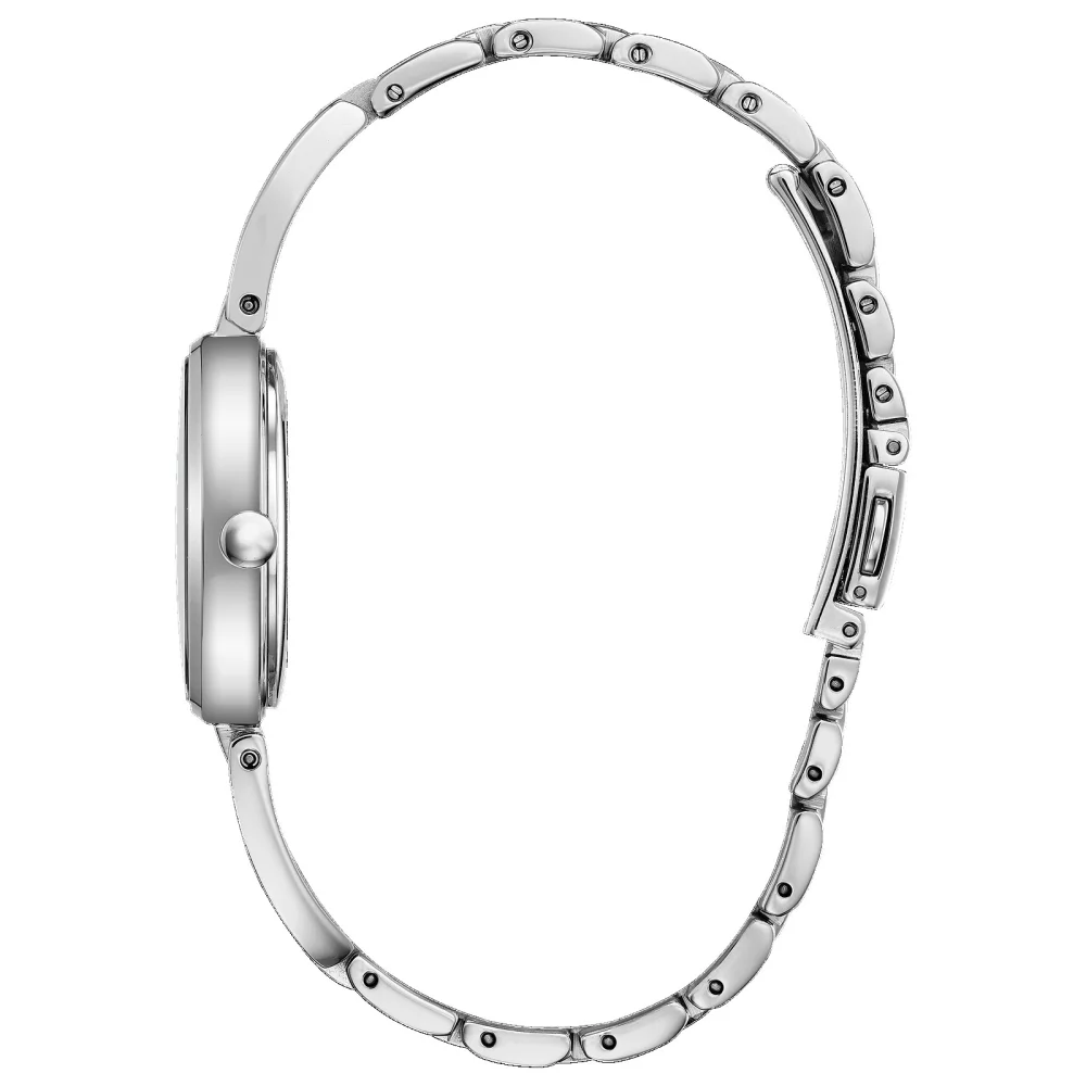 Citizen® Axiom Collection Women's Silver Watch w/Mother Of Pearl Dial