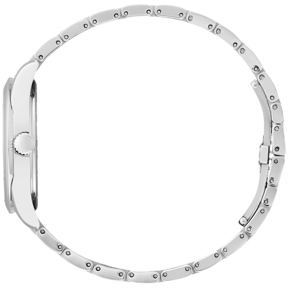Citizen® Fiore Collection Women's Silver Analogue Watch w/Diamonds
