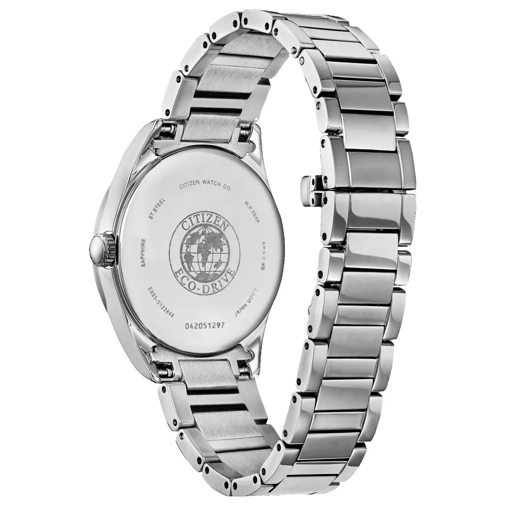 Citizen® Fiore Collection Women's Silver Analogue Watch w/Diamonds