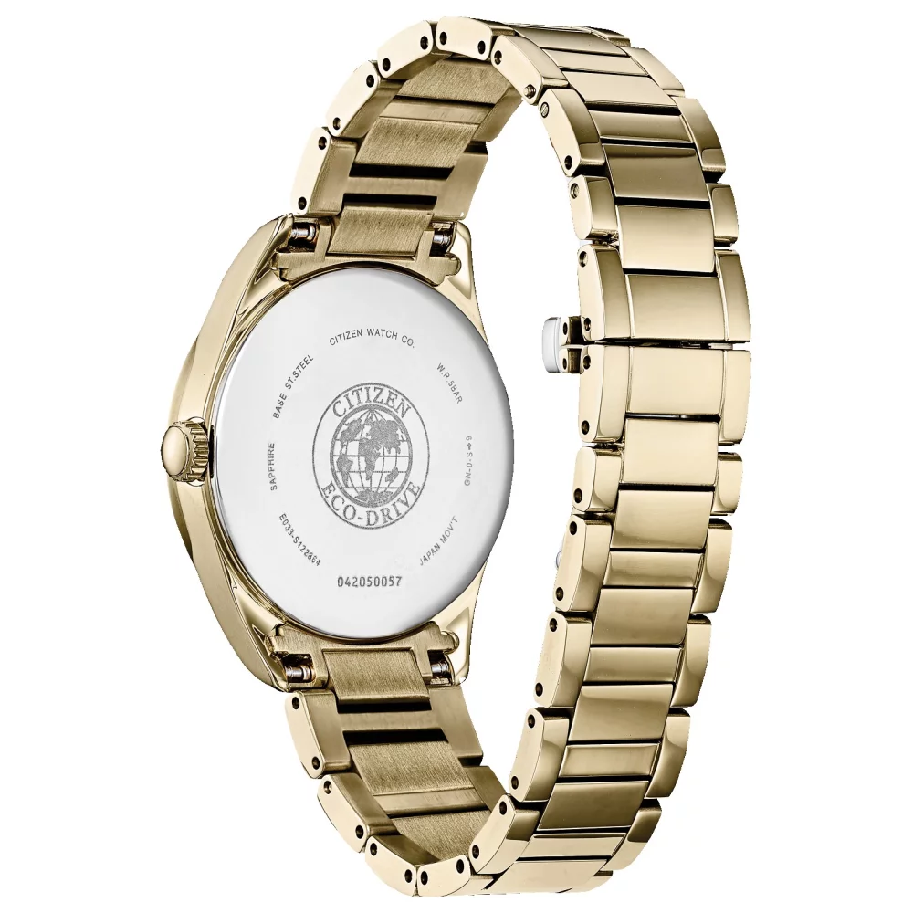 Montre analogique Citizen® Fiore Collection pour femmes en or avec diamants
