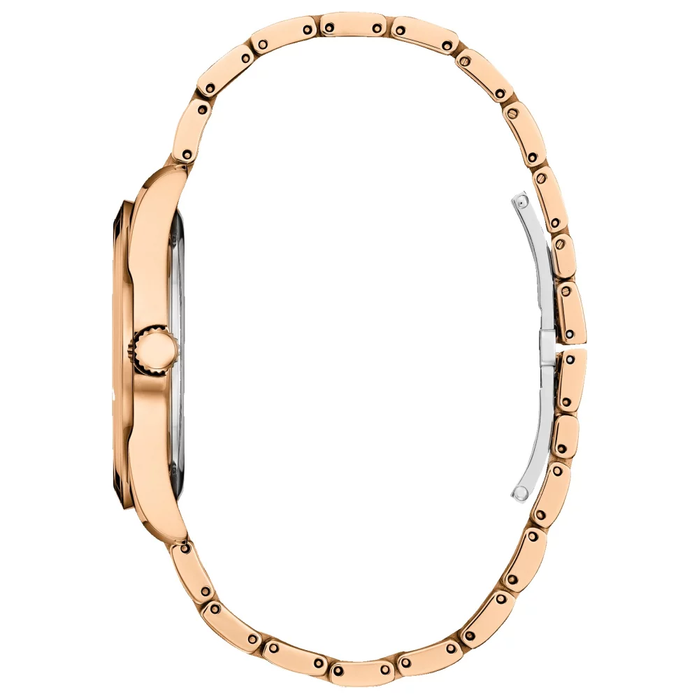 Citizen® Fiore Collection Women's Rose Gold Watch w/Round White Dial