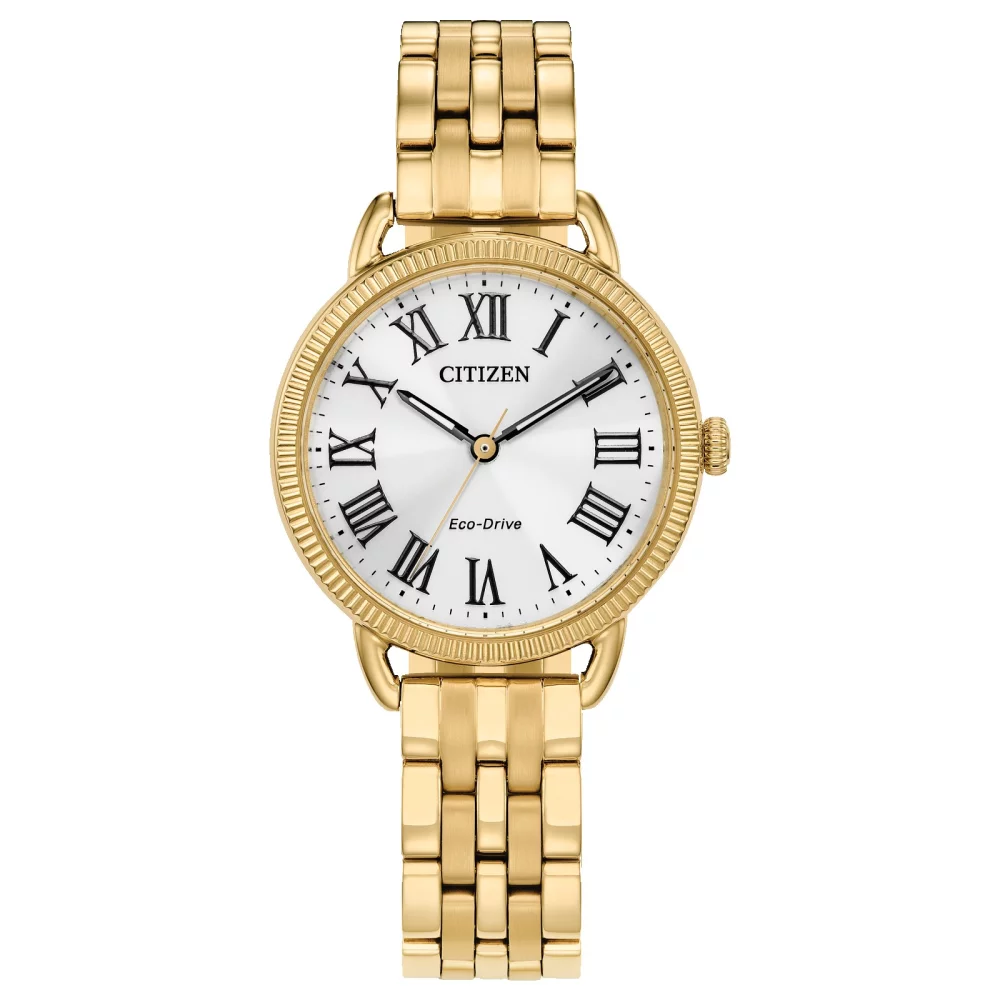 Citizen® Women's Gold Classic Coin Edge Analogue Watch