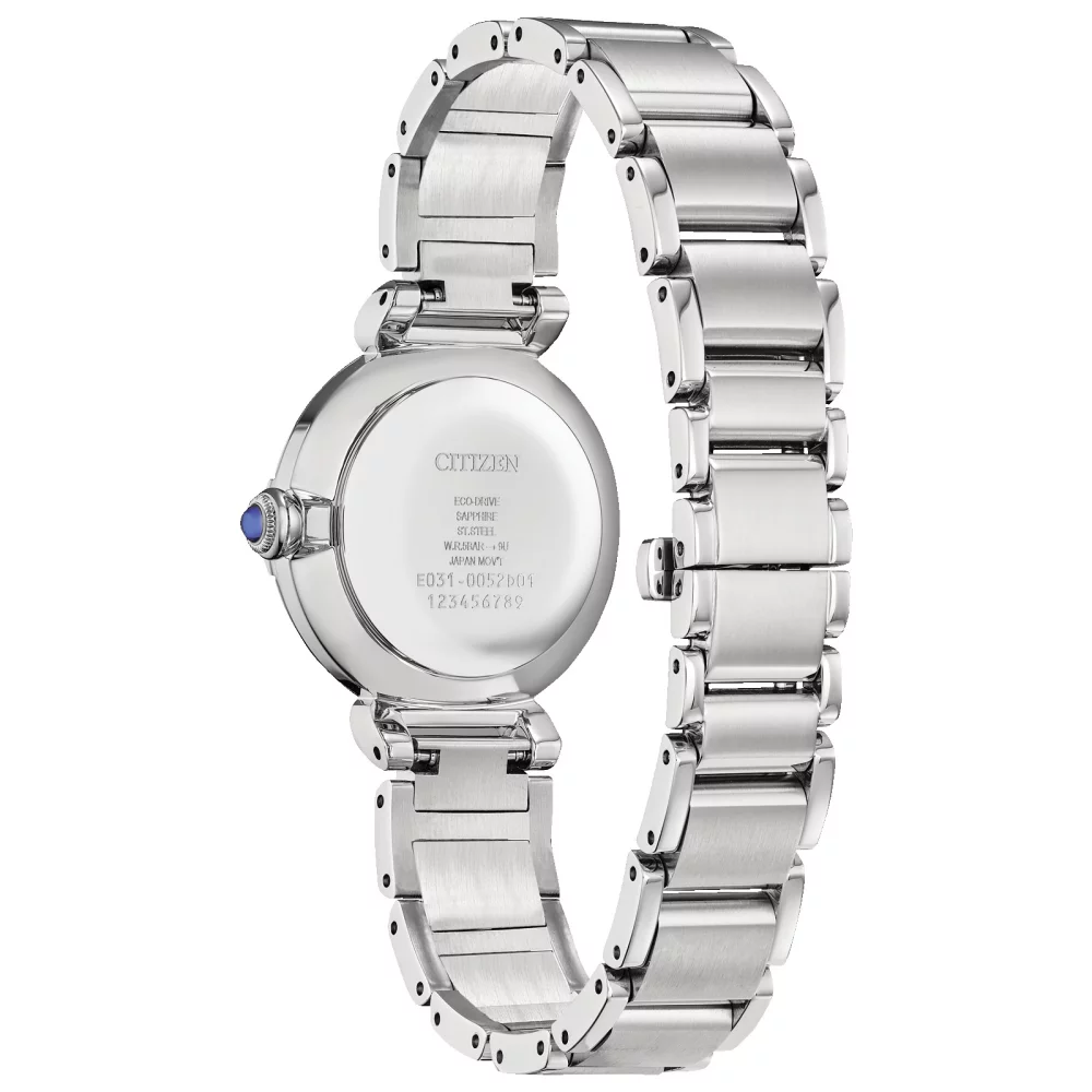 Citizen® L Mae Collection Women's Silver Watch w/Mother Of Pearl Dial
