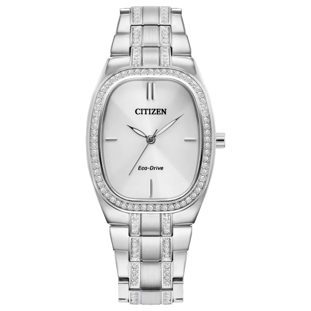 Citizen® Women's Silver Crystal Watch