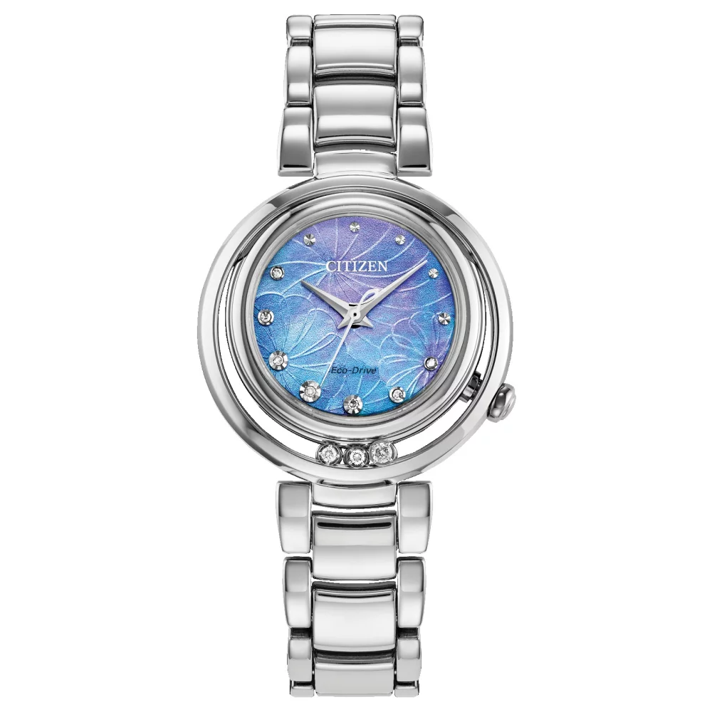 Montre Citizen® L Arcly Collection pour femme en argent avec cadran nacre