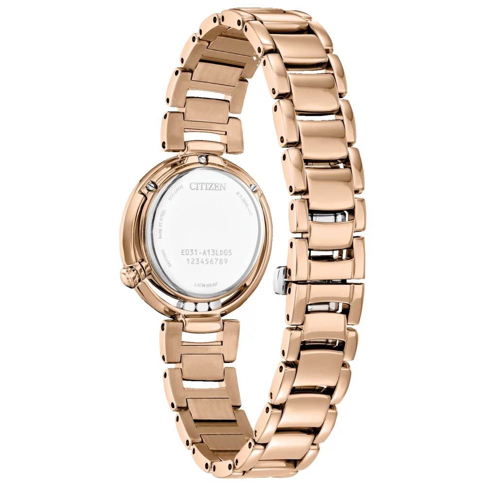 Citizen® L Arcly Collection Women's Rose Gold Watch w/Mother Of Pearl Dial