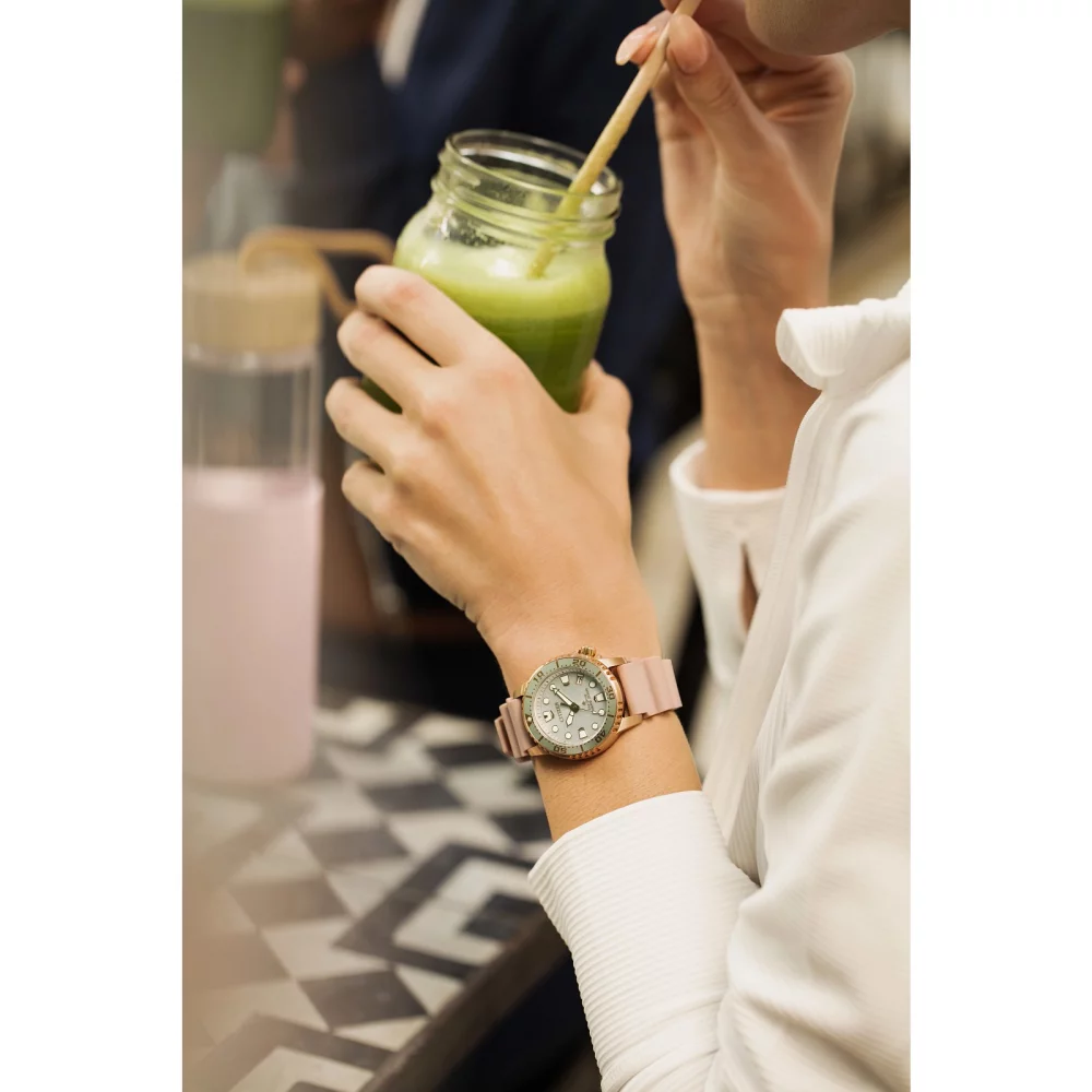 Montre de plongée professionnelle Citizen® Promaster Sea Collection pour femme en or rose