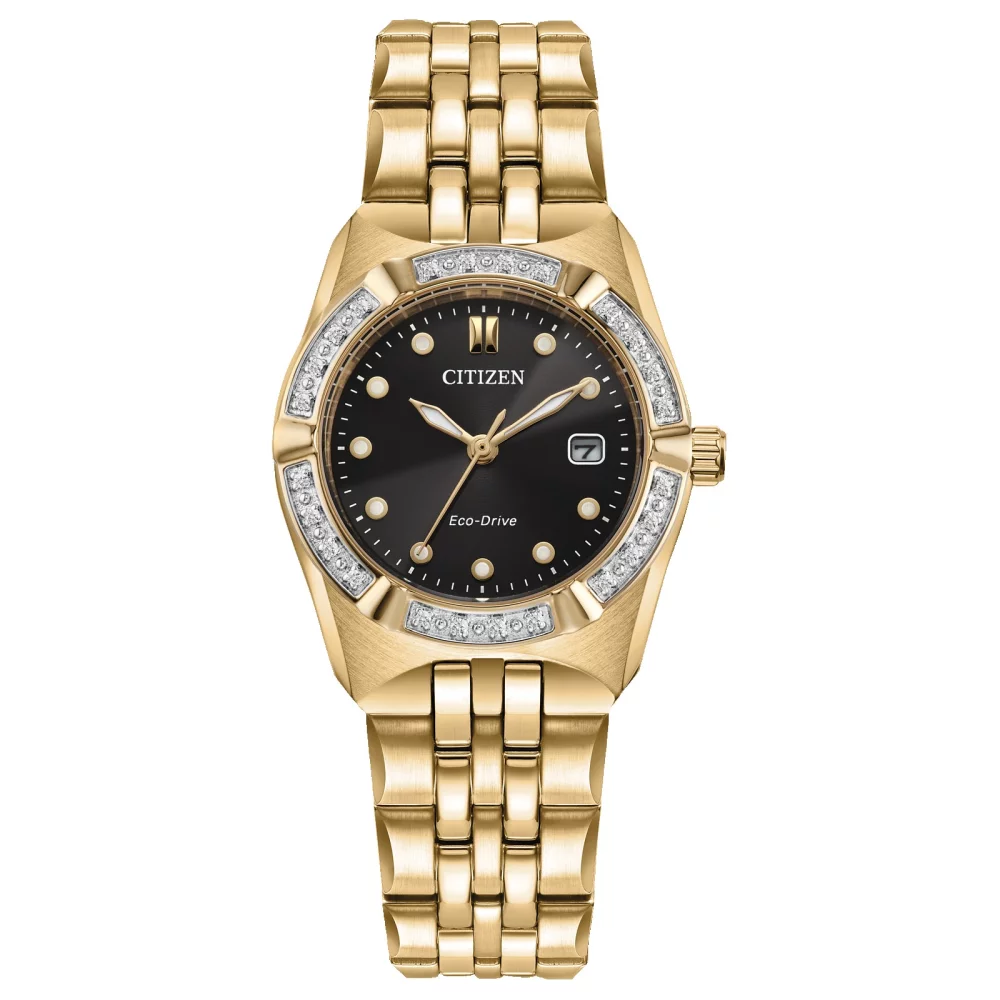 Montre Citizen® Corso pour femmes en or avec diamants