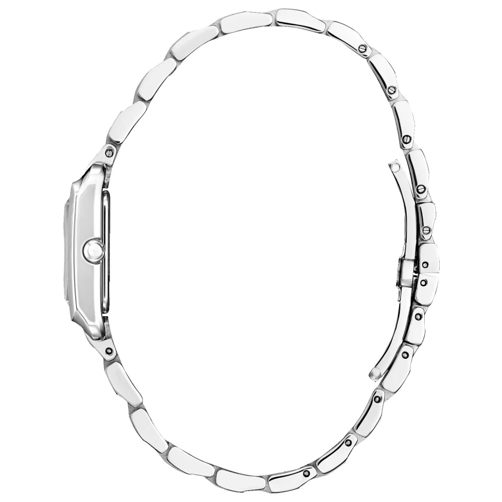 Montre Citizen® L Bianca Collection pour femmes en argent avec cadran carré