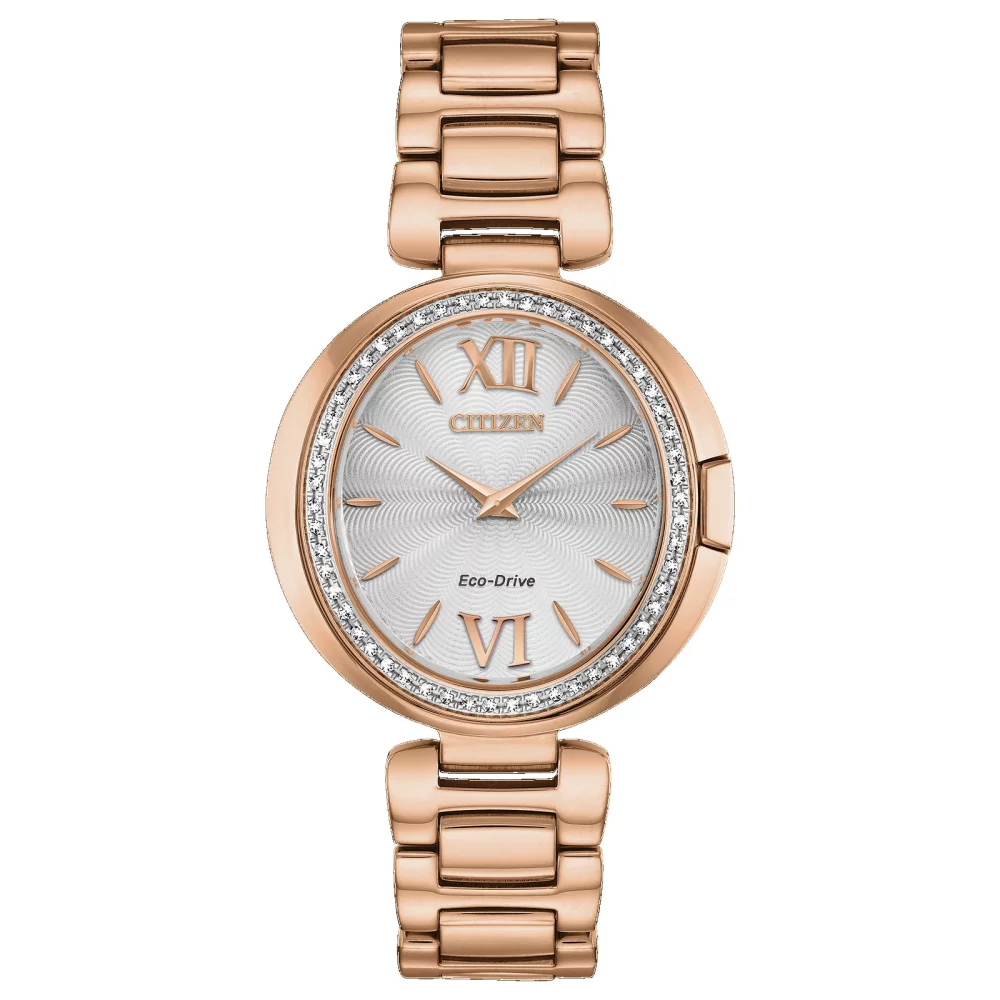Montre Citizen® Capella Collection pour femmes en or rose et rose