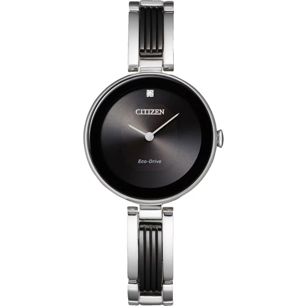 Montre Citizen® Axiom Collection pour femmes en argent avec diamant