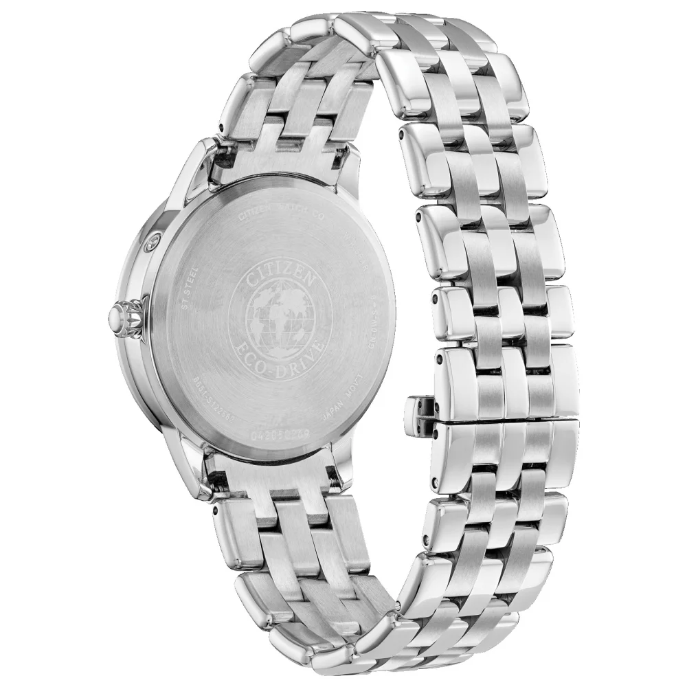 Montre Citizen® pour femme en argent avec indicateur de calendrier lunaire